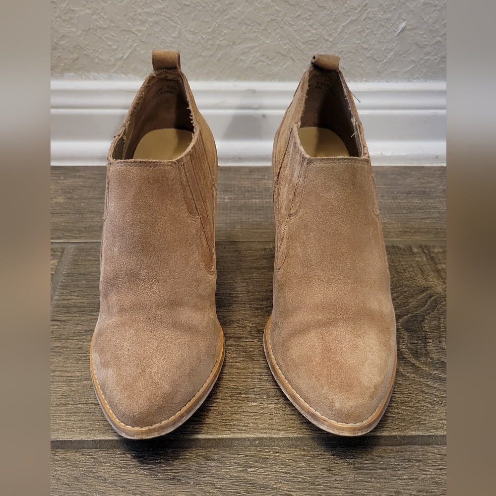 CHINESE LAUNDRY SONOMA SUEDE ANKLE BOOTS - MINK /size 8.5 - Picture 3 of 10